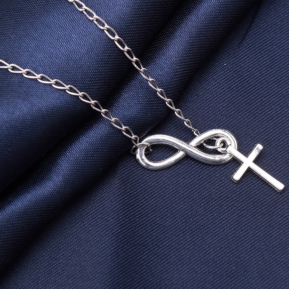 Infinity/Cross Necklace - Picture 5 of 6